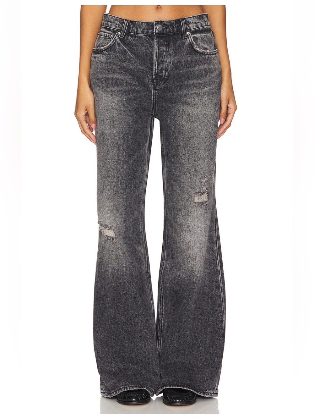 Grlfriend Low Rise Relaxed Flare